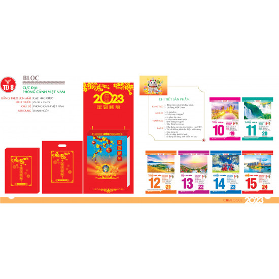 LỊCH BLOC 25X35