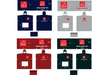 Áo mưa cánh dơi hết khổ